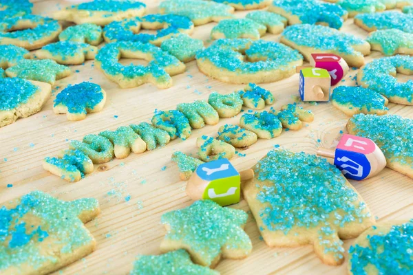 Homemade Hanukkah cookies — Stock Photo, Image