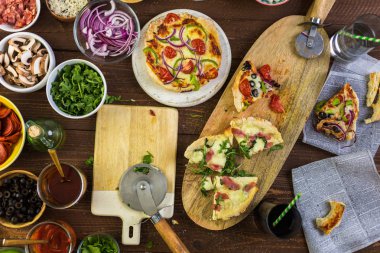 lezzetli küçük pizza