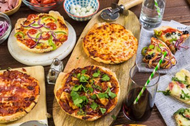 lezzetli küçük pizza