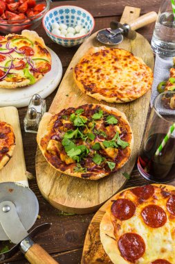 lezzetli küçük pizza