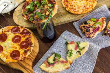 lezzetli küçük pizza