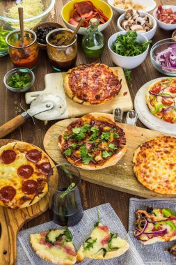 lezzetli küçük pizza