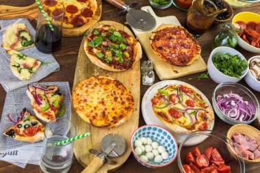 lezzetli küçük pizza