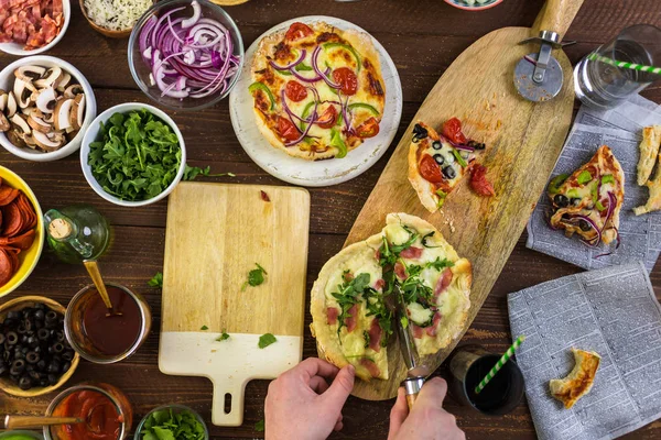 lezzetli küçük pizza