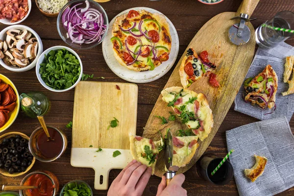 lezzetli küçük pizza