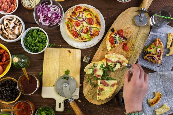 lezzetli küçük pizza