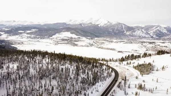 Vue aérienne des montagnes — Photo