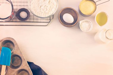  Prepating geleneksel tatlı mısır ekmeği