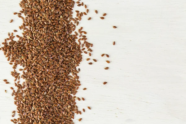 Flax seeds close up — Stock Photo, Image