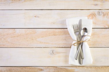 Keten peçete görünümü