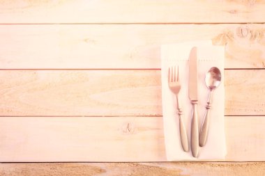 Keten peçete görünümü