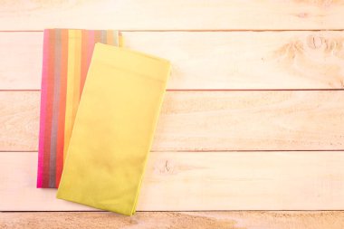 Keten peçeteler görünümü