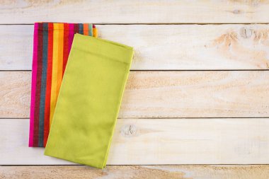 Keten peçeteler görünümü