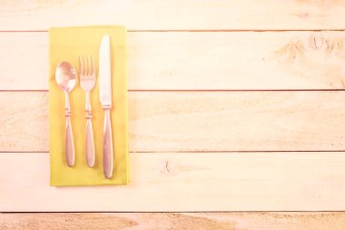 Keten peçete görünümü