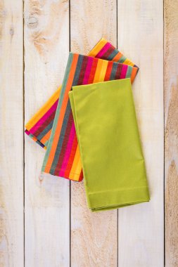 Keten peçeteler görünümü