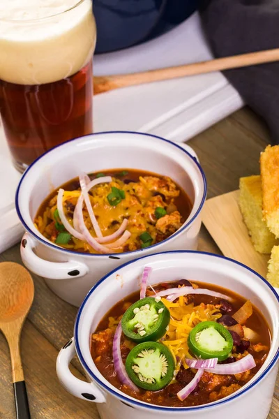 Turkey chili close up — Stock Photo, Image