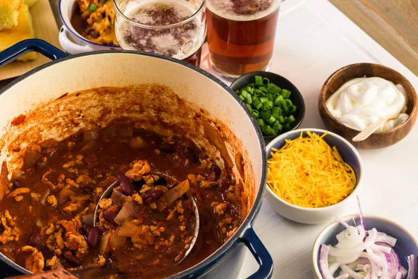 Turkey chili close up — Stock Photo, Image