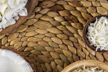 Kurutulmuş Hindistan cevizi pul