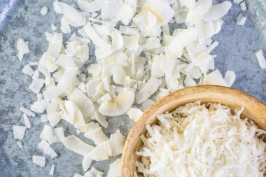 Kurutulmuş Hindistan cevizi pul