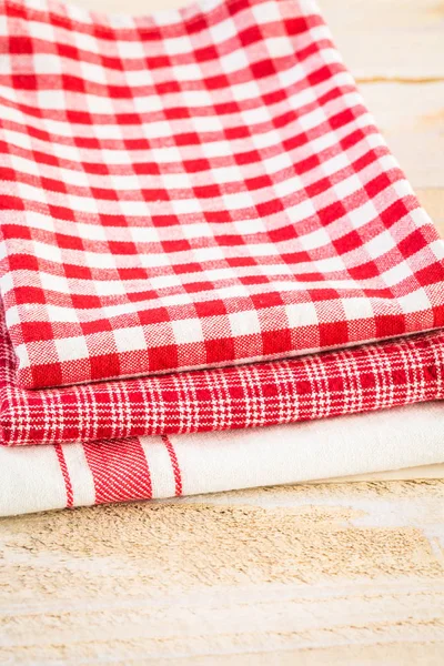 Schotel handdoeken weergave — Stockfoto