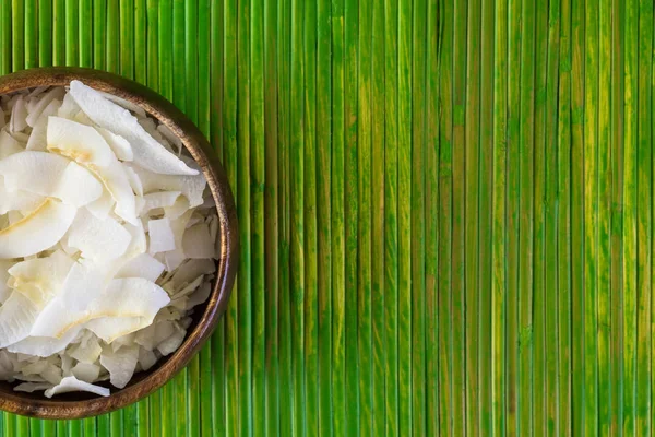 Dehydrated coconut flakes — Stock Photo, Image