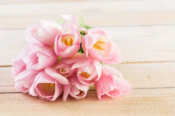 Pink tulips view — Stock Photo, Image