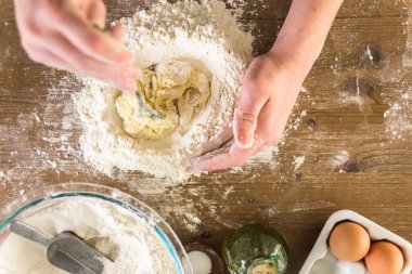 Yapılmış makarna hazırlama