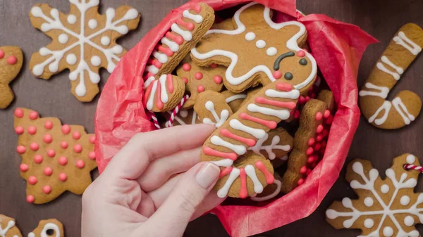 Biscoitos de gengibre tradicionais — Fotografia de Stock