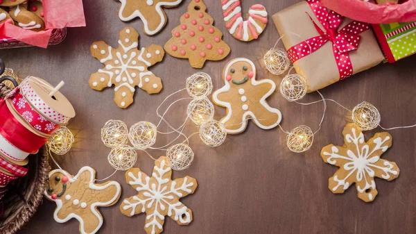 Traditional  Gingerbread cookies — Stock Photo, Image