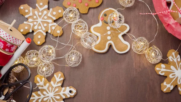 Traditional  Gingerbread cookies — Stock Photo, Image