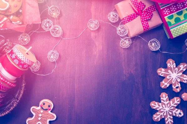 Gingerbread cookies close up — Stock Photo, Image