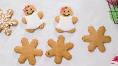 gingerbread çerezleri dekorasyon 