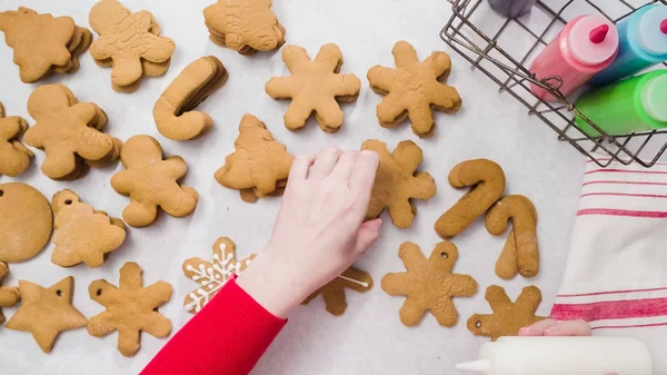 Making Gingerbread cookies — Stock Photo, Image