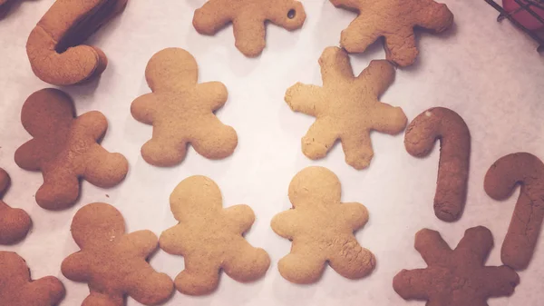 Making Gingerbread cookies — Stock Photo, Image