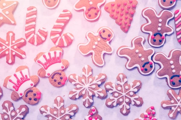 Making Gingerbread cookies — Stock Photo, Image