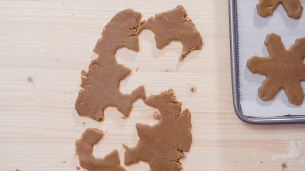 Lebkuchen backen — Stockfoto