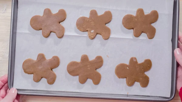 Gingerbread çerezleri fırın — Stok fotoğraf