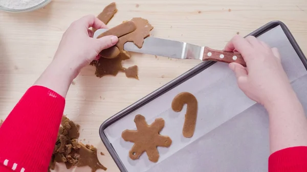 Lebkuchenbacken — Stockfoto