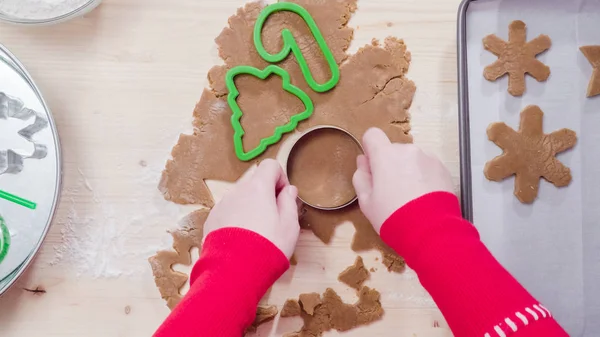 Lebkuchenbacken — Stockfoto