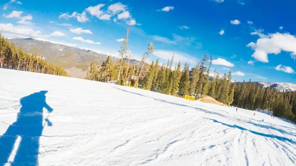 Vista sci alpino — Foto Stock