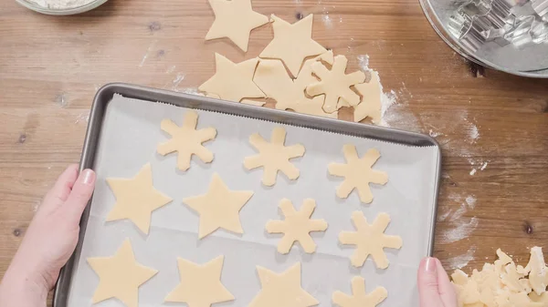 Weihnachtsbacken für den Weihnachtsmann — Stockfoto