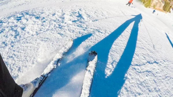 Esquí alpino vista — Foto de Stock