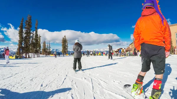 Vista sci alpino — Foto Stock