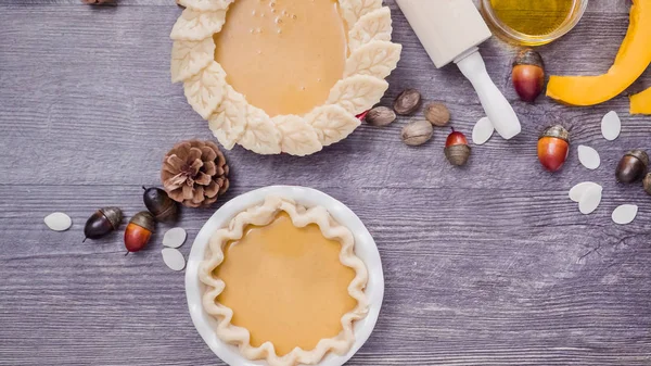 Traditional Pumpkin pie — Stock Photo, Image