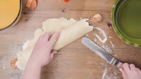 Hacer pastel de calabaza — Foto de Stock