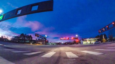 Otoyol sürüş görünümü