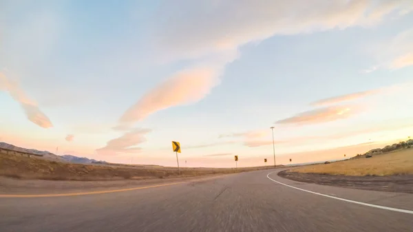 Highway driving view — Stock Photo, Image