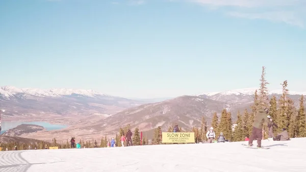 Colorado Usa Listopad 2017 Hlediska Pov Lyžařský Areál Krytými Líheň — Stock fotografie