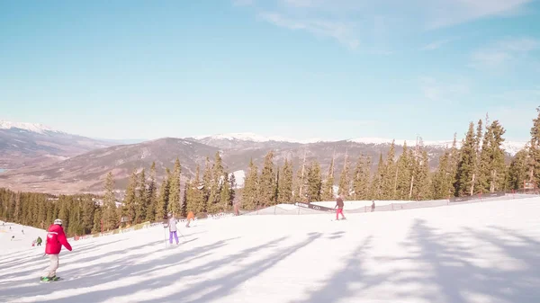 Colorado Usa Listopad 2017 Hlediska Pov Alpské Lyžování Začátku Lyžařské — Stock fotografie