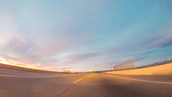 Snelweg pov — Stockfoto